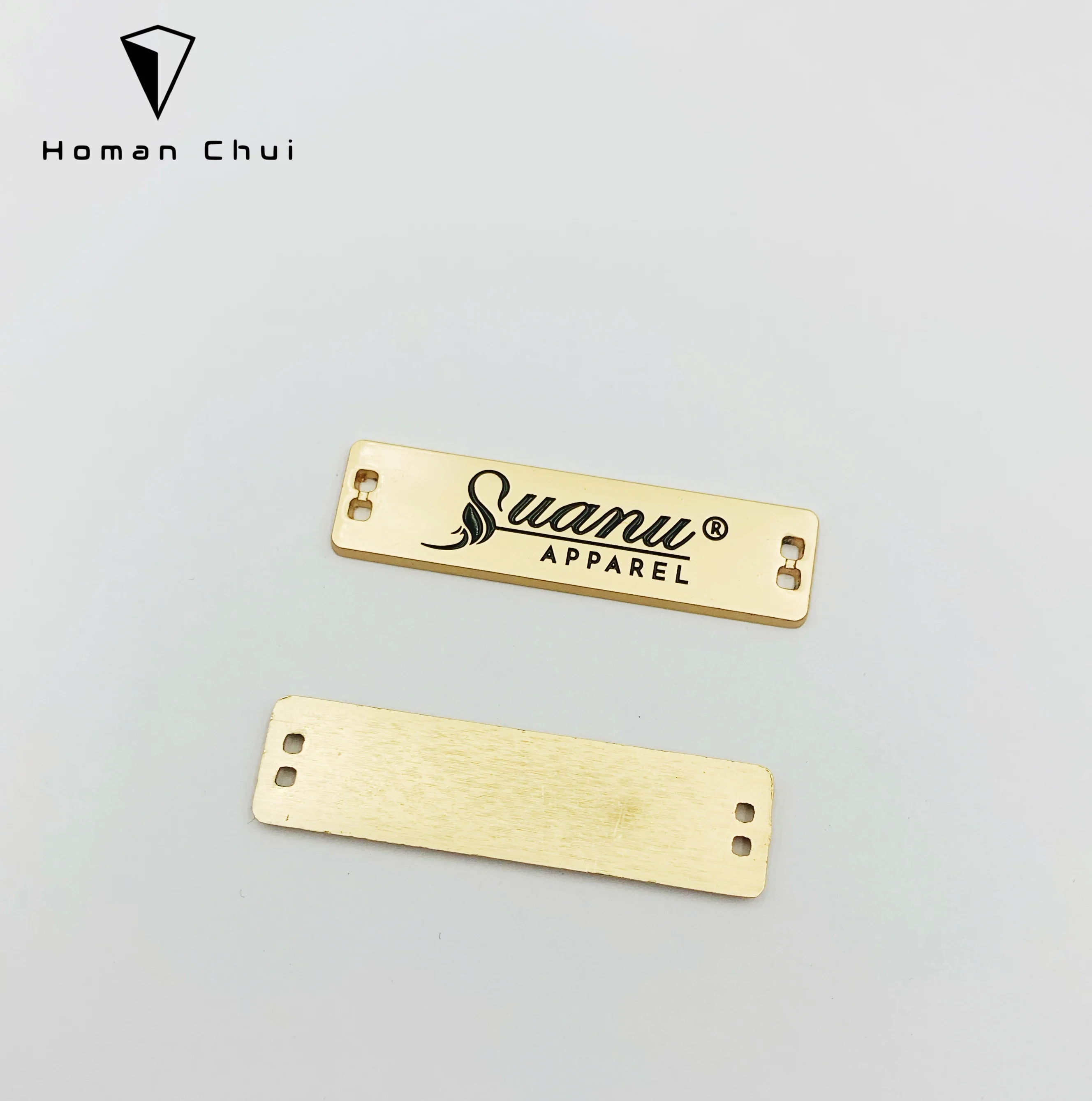 High quality custom metal logo for clothing