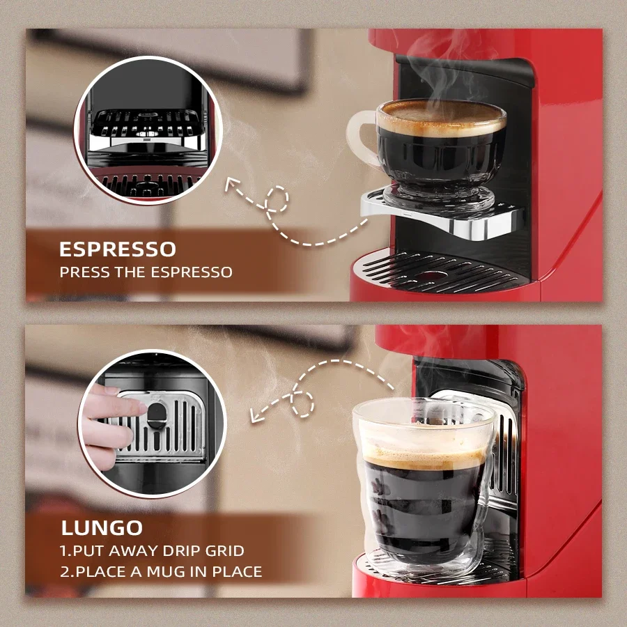 Semi-automatic Home Appliance Mini Portable Smart Portable Capsule Espresso Coffee Maker Machine