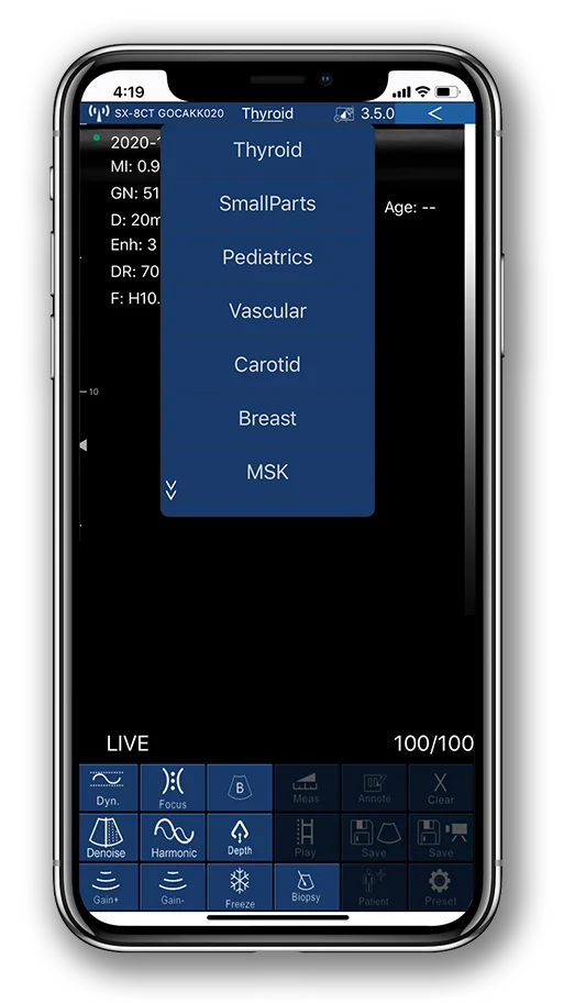  Weleaglue leview высокоинтенсивный сфокусированный медицинский аппарат беспроводной портативный ультразвуковой