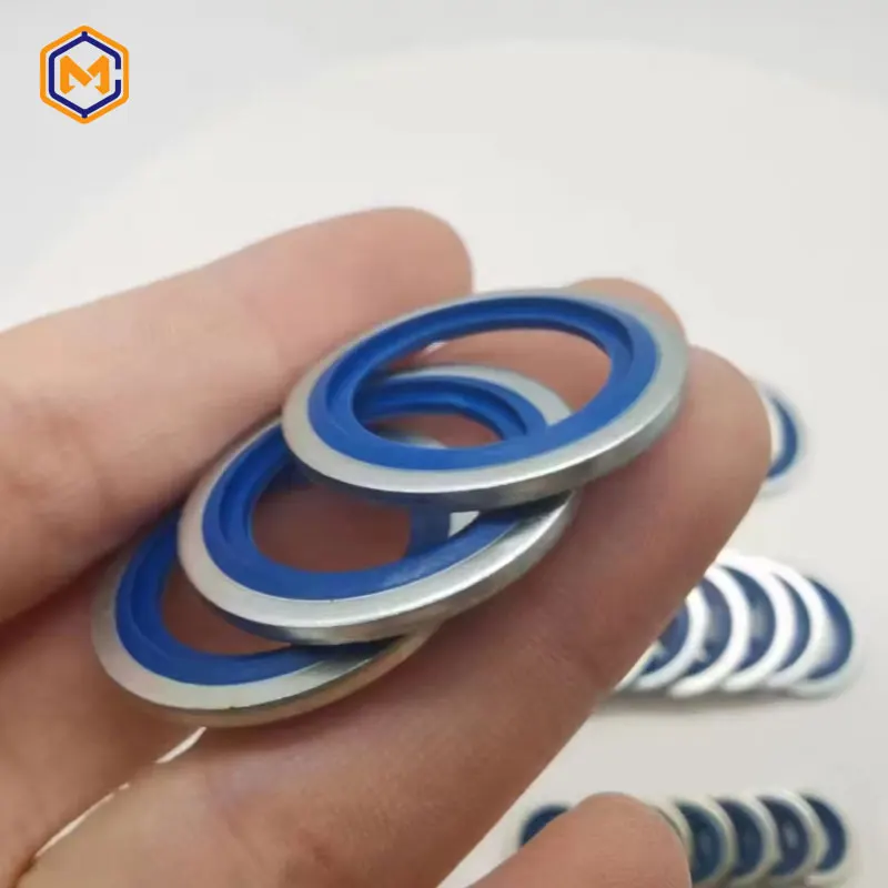 Хит продаж в наличии dowty BSP самоцентрирование имперская уплотнительная прокладка NBR EPDM разные размеры резиновая металлическая шайба