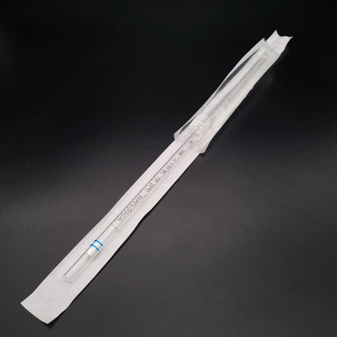 Lab Consumable 5ml Disposable Sterile Laboratory Transfer Medical Pp Ps Serological Pipettes