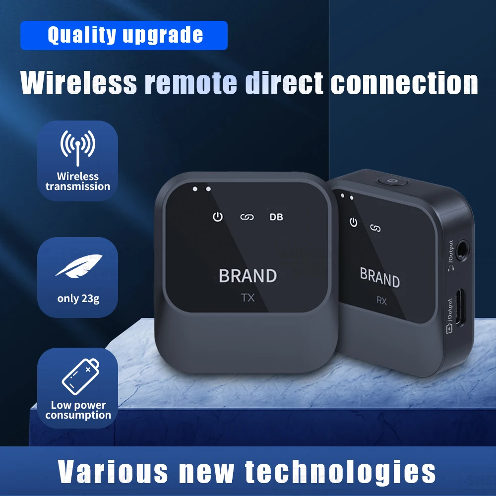 wholesale factory best sale wireless lavalier microphone recording studio abs microphone t118