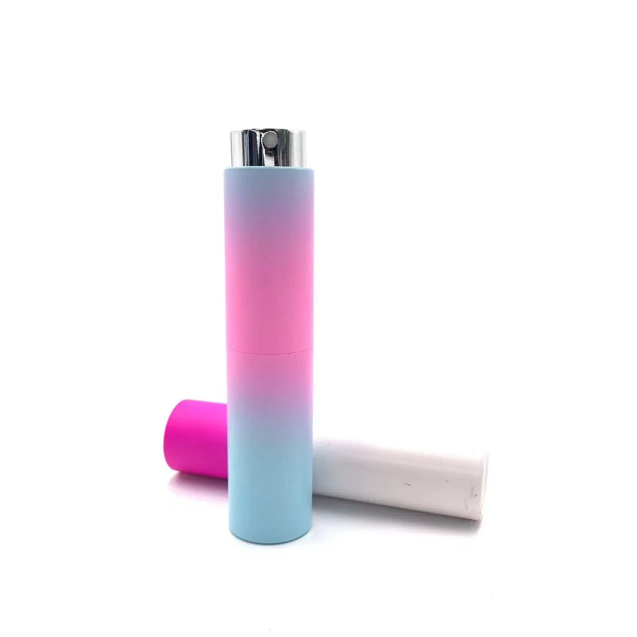 Запас 8 мл 10 градиентные цветные оттенки bomboletta спрей azoto жидкие духи пластиковые бутылки с распылителем