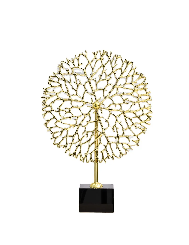 
Wholesale Black Gold Crystal Design Living Room Link Home Decor Decoration 