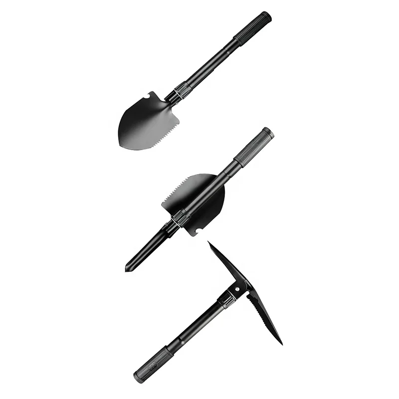  Outdoor Multifunction Steel Folding and Portable Camping Shovel