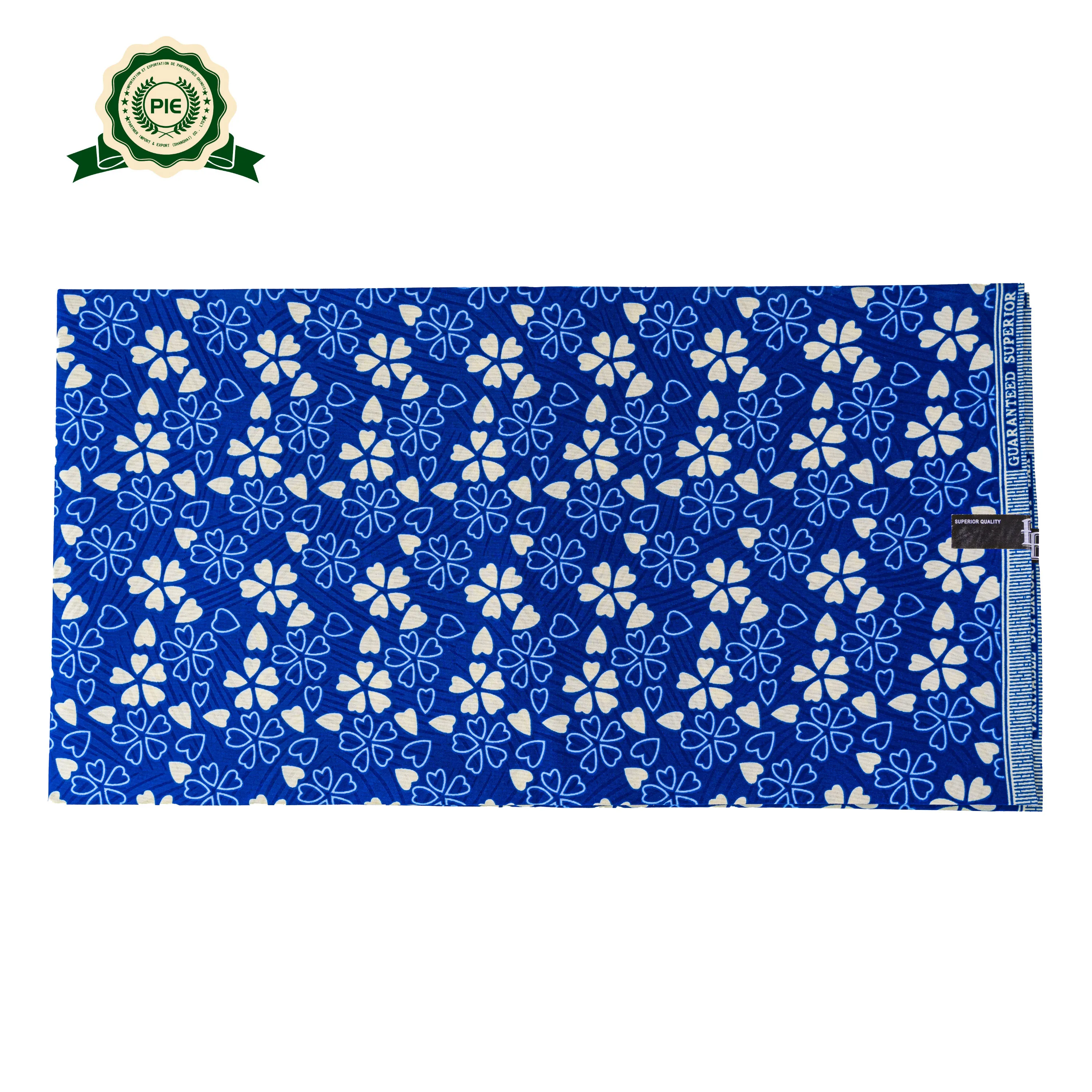 High quality products in China double-faced 100% polyester  super gold wax prints fabric african