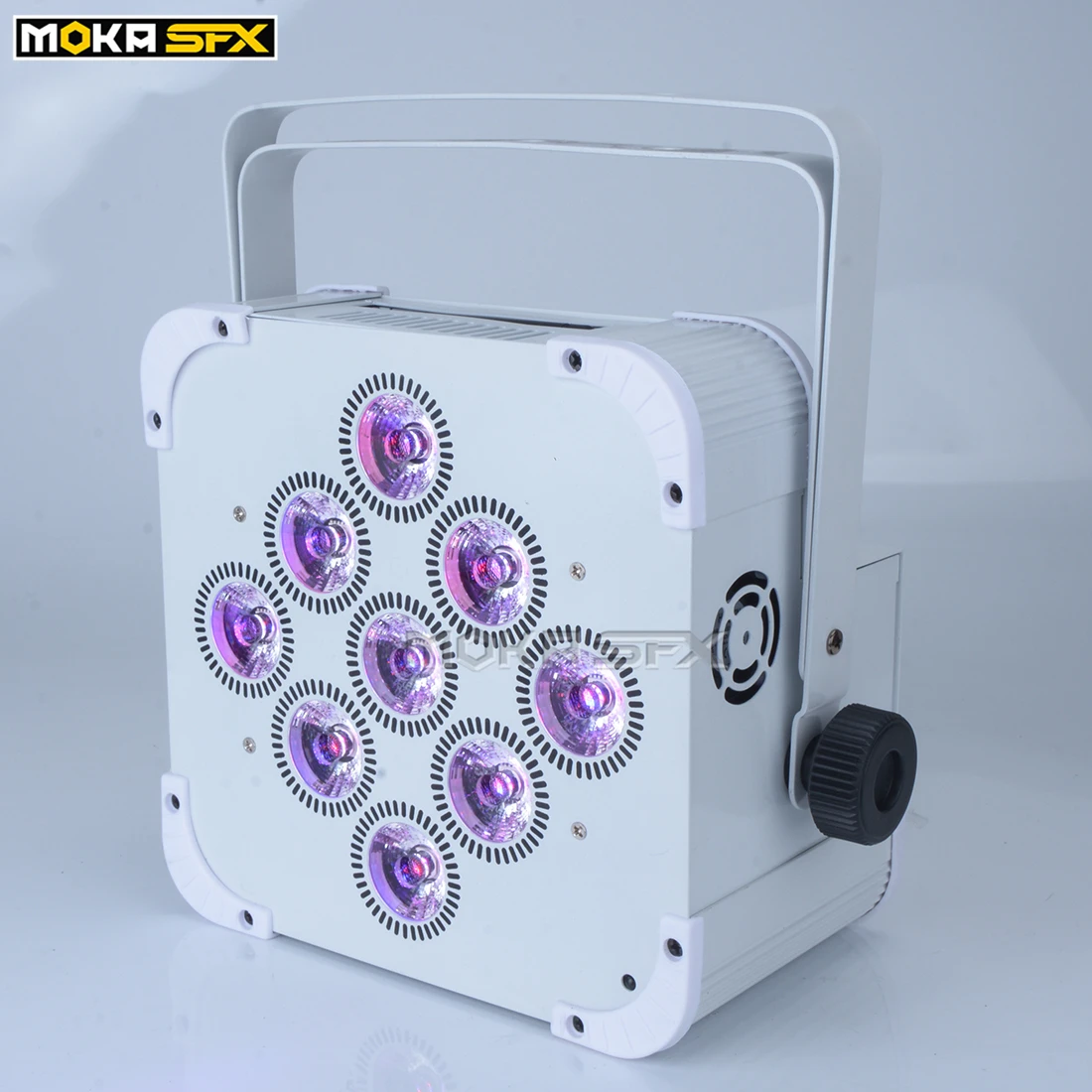 9*18w Rgbwa Uv Wireless Dmx Battery Operated Wifi Ir Remote Control Dj Led Par Can Wash Light Disco Wedding Uplights