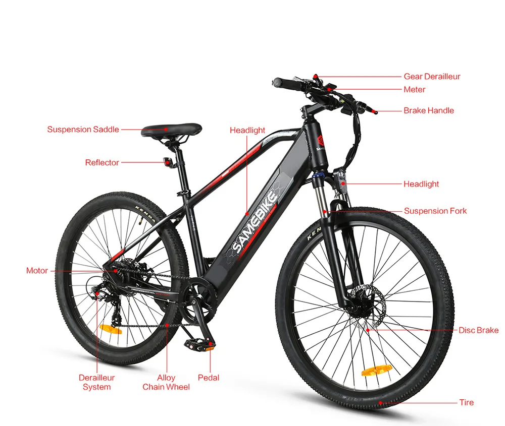 Samebike My275 Ebike Electric City Bike 26 275 500W Trek Mountain Bike