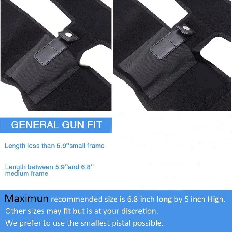 Best Quality Neoprene Tactical Universal Concealed Adjustable Breathable ankle Gun Holster