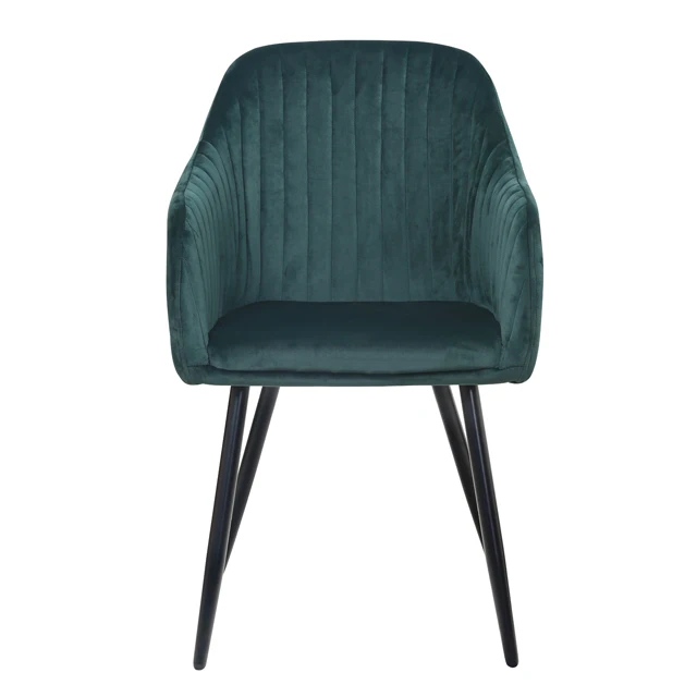 Comfy Dining Chairs Composed Of Iron And Textile With Armrests Are Available In A Variety Of Finishes In Different Colors