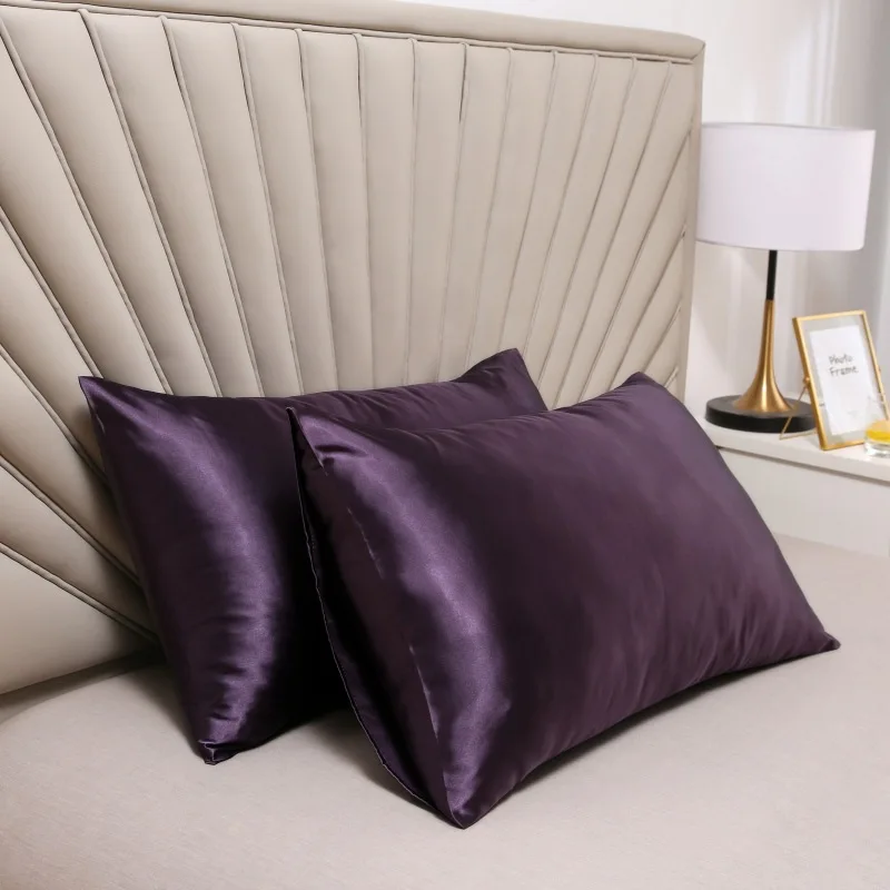 Bedroom Satin Luxury Pillow Cover Mulberry Silk Pillow Cases