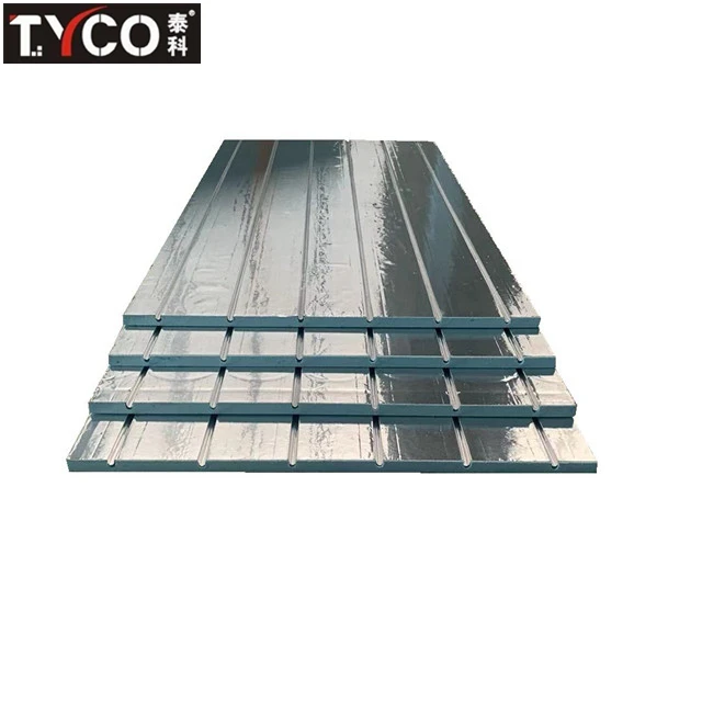 1200*600*25mm underfloor heating aluminum foil composite thermostat unlay board