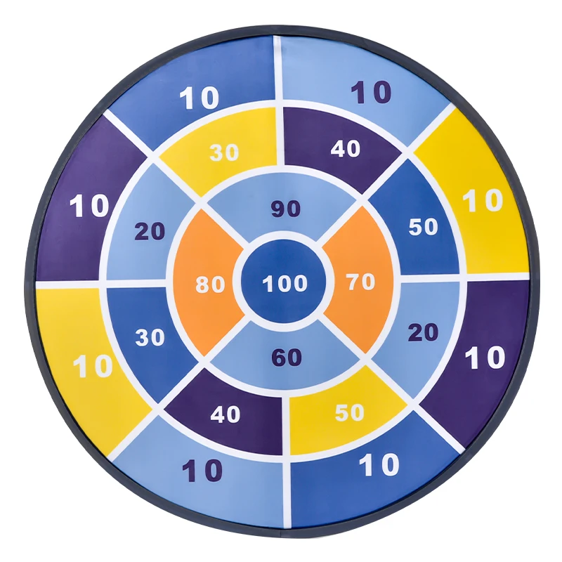Kids Party Play Game Promotional Toys Classic Custom OEM 66CM Double Sides Twisty Textile Target Sport Dart Board Game