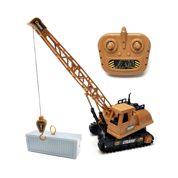 2 4G 6 каналов кран машина игрушка на радио управлении инженерно-б/у для детей Радиоуправляемый игрушечный автомобиль
