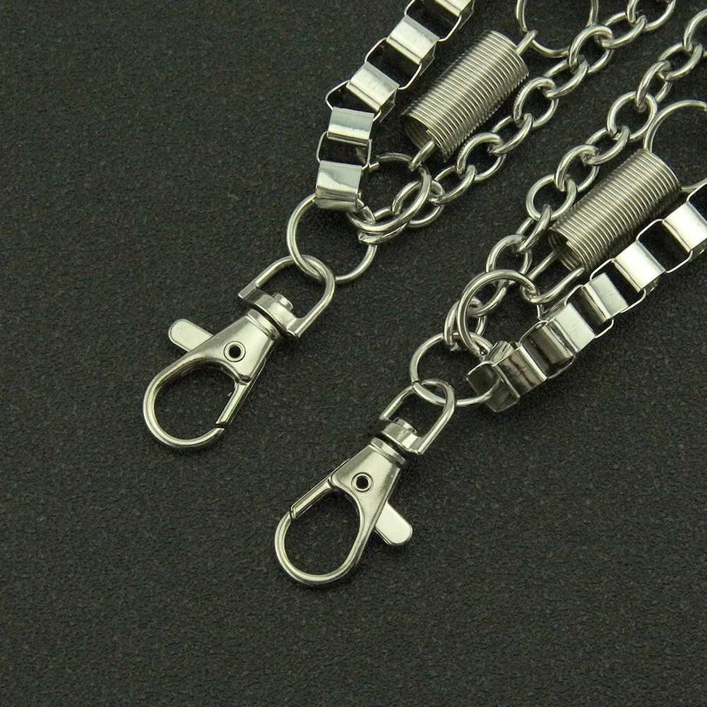 New Custom Gothic Rock Hip Hop Punk Trousers Belt Wallet Key Chain Pant Jean Chain