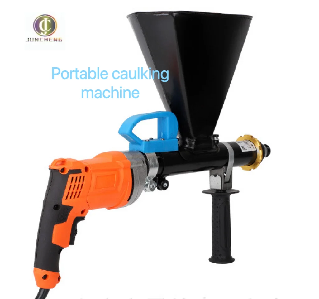 Anti-theft door and window mortar caulk cement round flat nozzle Electric wall joint grouting machine