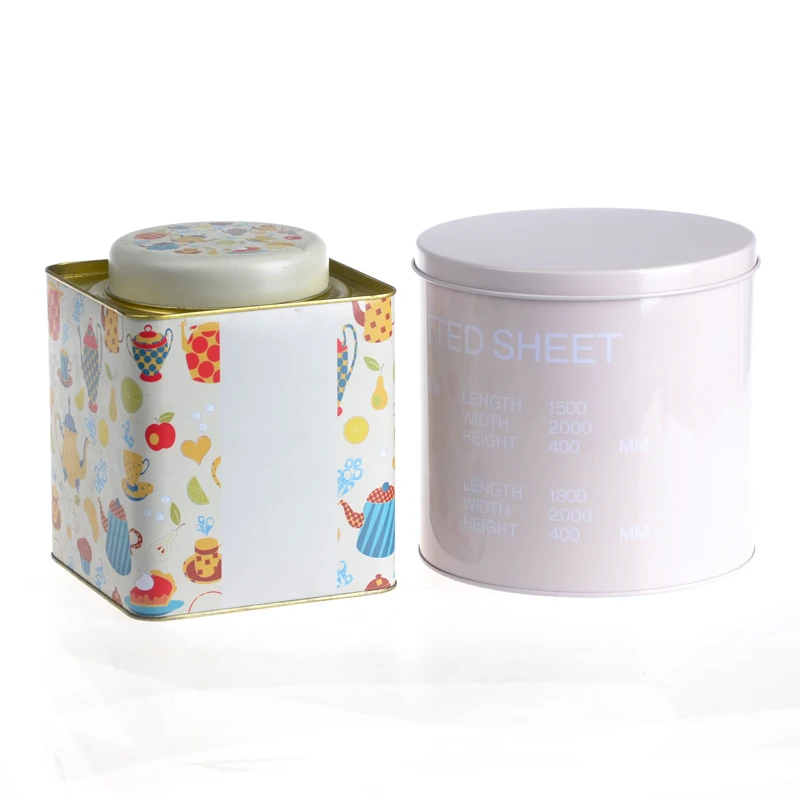 Newly created big tin box wholesale metal tea packaging tin