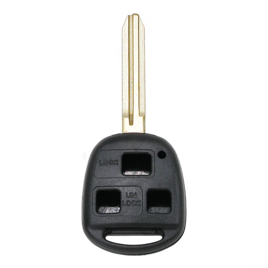 3 Buttons TOY43 Blade Car Key Shell Remote Key Blank Cover For Toyota Yaris Hiace Corolla Avensis Camry Car Key Blade