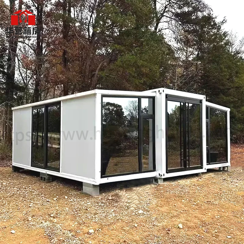 High Quality 40ft Expandable Steel Structure Container House with 2 Bedrooms Movable Home Shop Use Direct Sale China Supplier