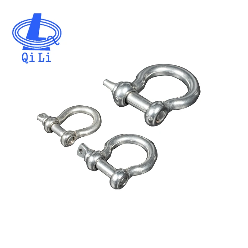 Stainless Steel Polished Adjustable Shackle with Pin