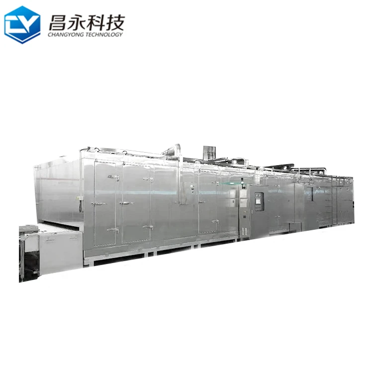 Tunnel quick freezer quick frozen iqf tunnel blast freezer machine