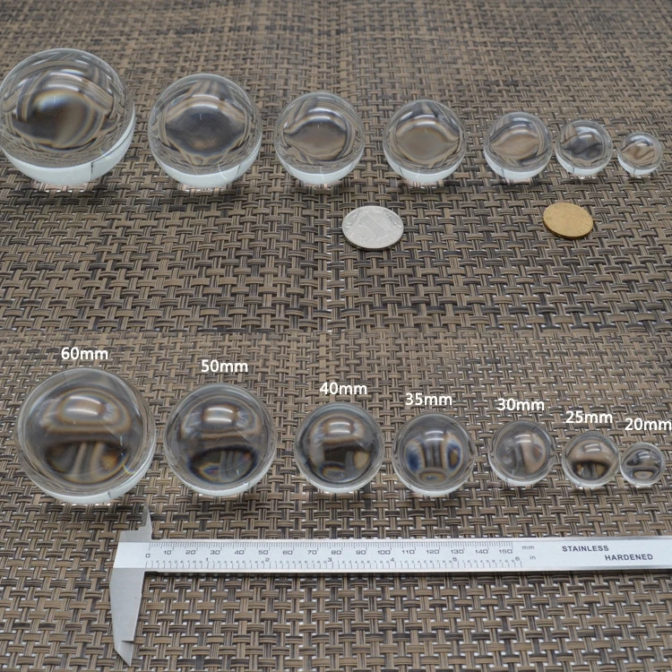 Spot hot sale 20mm 16mm 14mm 12mm 10mm 8mm 6mm small clear color soild plastic acrylic ball transparent