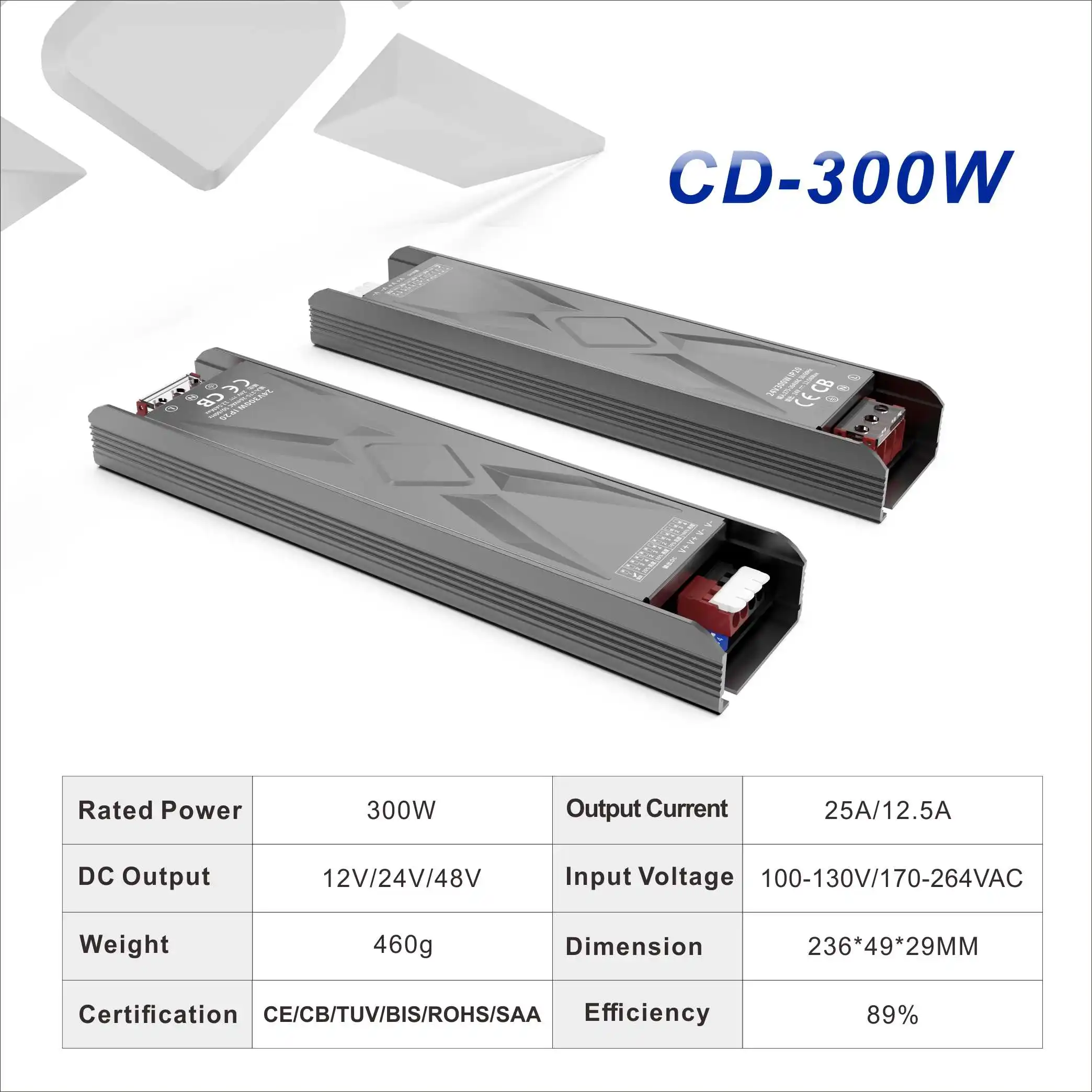 New arrived Switching Power Supply IP20 60W 75W 100W 120W 150W 200W 250W 360W ac to dc 12V 24V LED Driver Power Supply