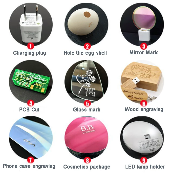 UV Laser logo date printer Engraving Machine imprimante uv laser credit card laser printers uv marking machine for glass plastic