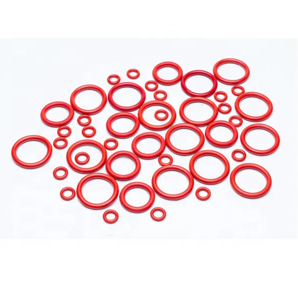 Quality assurance Rubber silicone O-ring Red white O-ring Food grade SIL O-ring