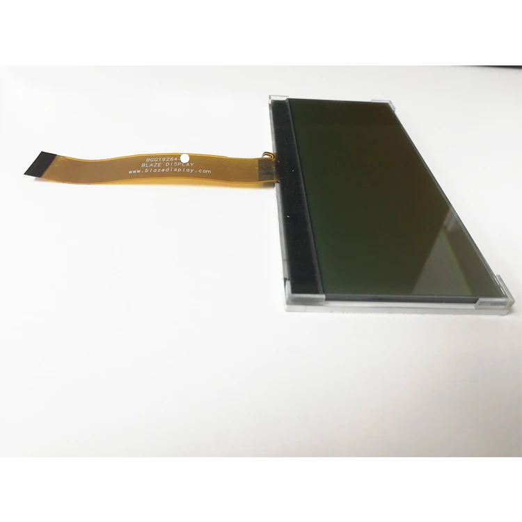 192x64 lcd graphic COG Lcm for weighing scale  FSTN LCD Display  with FPC connector