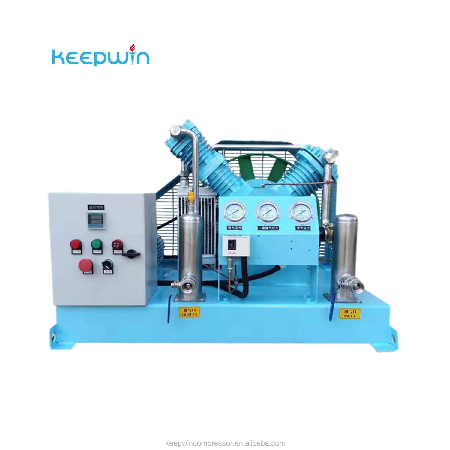 10m3 200bar 50L баллон наполнение 20Nm 3/h 30Nm 3/h 50Nm 3/h безмасляный кислородный газовый компрессор