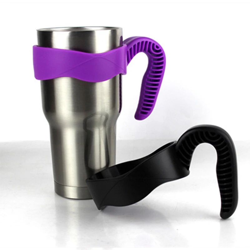 
 Hot Sale Plastic Hand Grip 20oz 30oz Comfort Holder Water Tumblers Hiking Camping Plastic Handles  