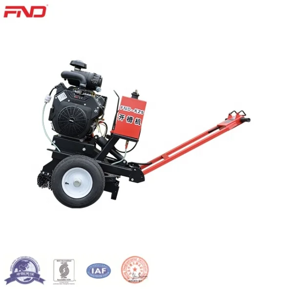 Good Quality FND-K25 Road Grooving Machines Asphalt Concrete Road Cutter Customized Engine