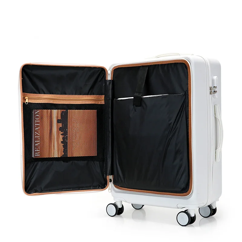 Hot Selling 20 Inch Multifunctional Hard Shell Luggage Fashionable Suitcase Password Travel Board case