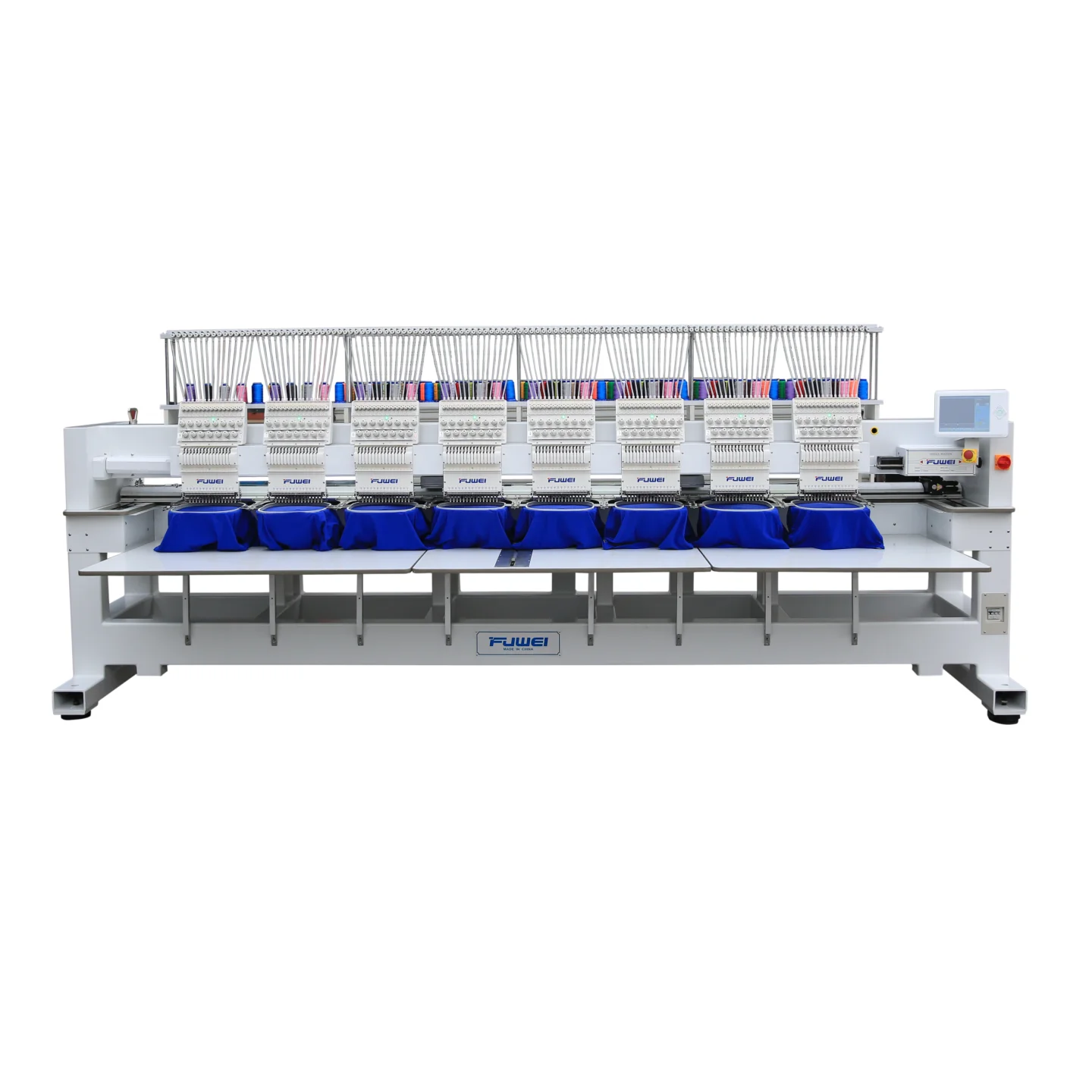 Fuwei industrial 8 head muliti dahao компьютеризированная вышивальная машина по заводской цене