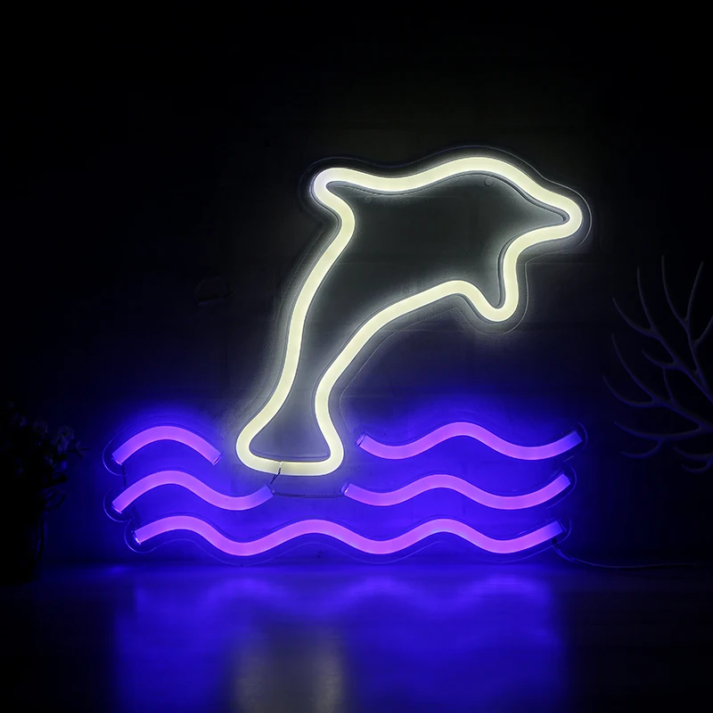 
2020 new product neon tube sign lighting USB decorative acrylic led neon light back panel custom wall light lamp led tube 