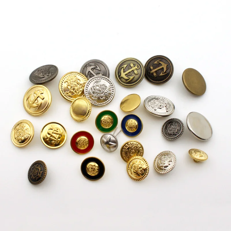 Custom Metal Vintage Coat Suit Uniform Button Copper Button for Coats