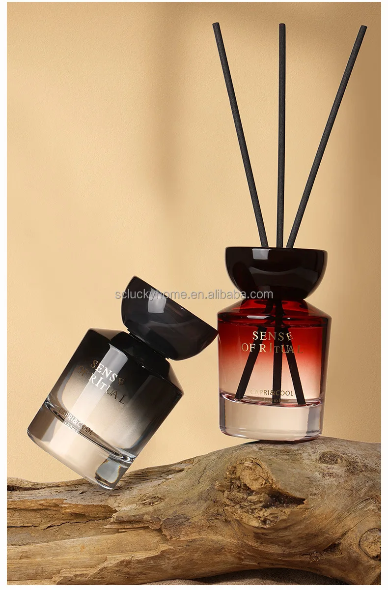 high-end Flameless aroma rattan fragrance essential oil simple niche long-lasting fragrance bedroom and living room ornaments