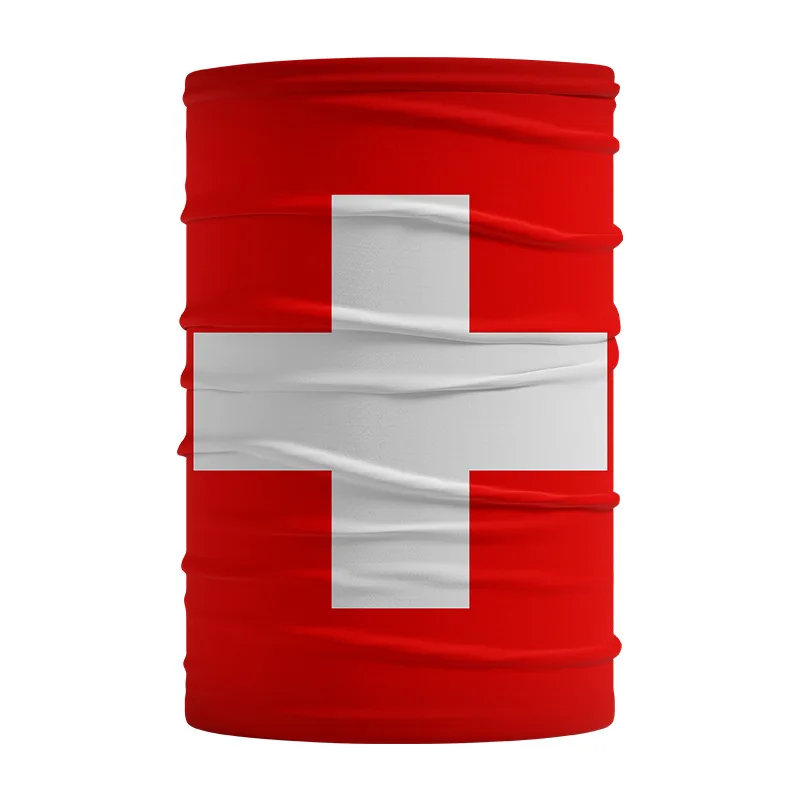 32 Countries National Flags Multifunctional Face Bandana Seamless Tube Neck Gaiter Scarf For World Cup 2022 Qatar