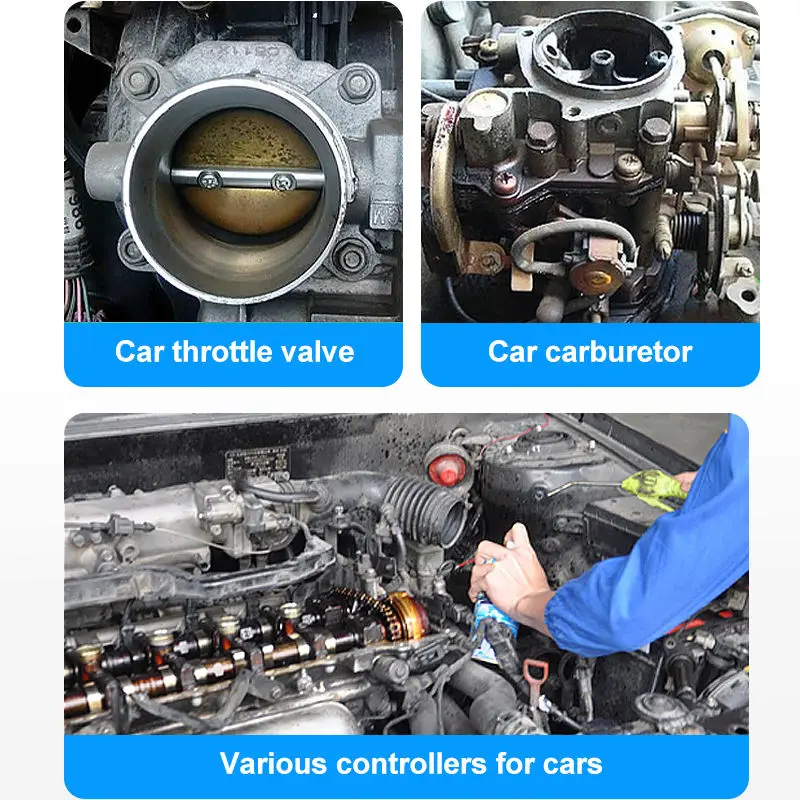 Mild Formula No Damage to Parts And Hands 450Ml New Car Carburetor And Injector Spray Cleaner