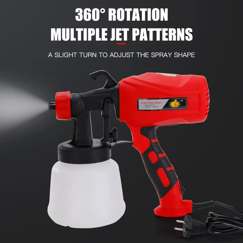 2024 China manufacture popular product latex automatic spray paint gun electric disinfection spray gun adjustable nozzle