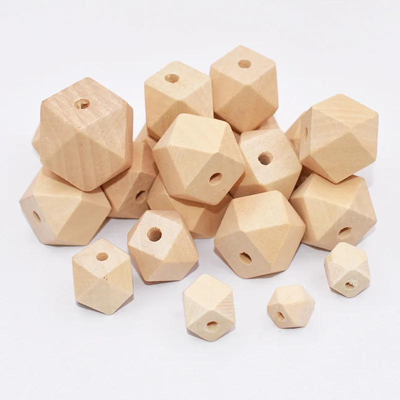 Оптовая продажа бусин из Букового дерева без лакировки 25 мм