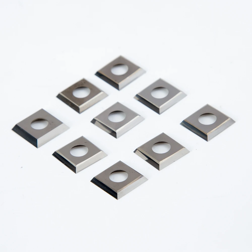 Спиральная проходки строгания Электрический рубанок 15X15x2.5Mm 4 стороны карбида вольфрама с покрытием Алюминий вставьте нож