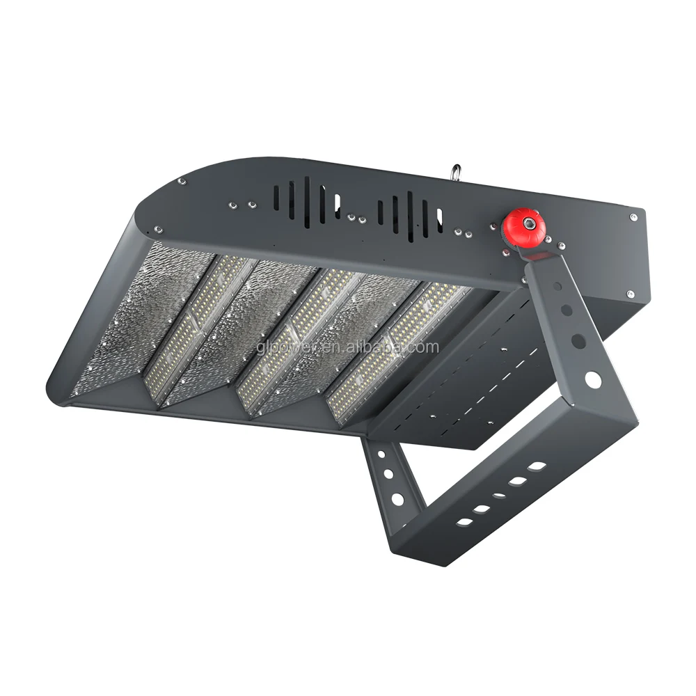 High Pole High Mast Light Stadium Sports Lighting Outdoor Aluminium Housing Floodlight Multi Angle LED Light Source IP66 Rating