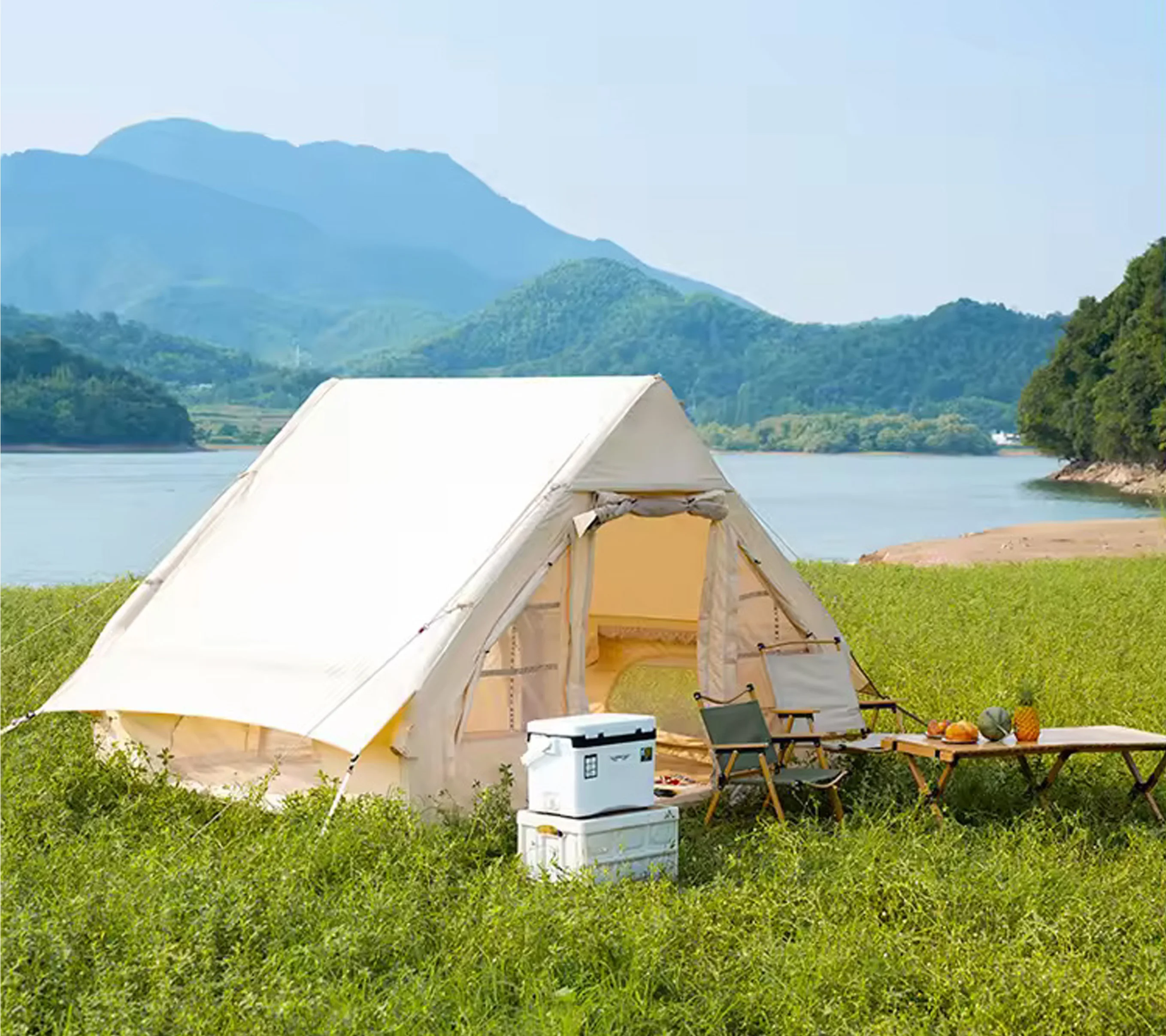 how much is an air conditioned tent rental waterproof camping tube tent air tent