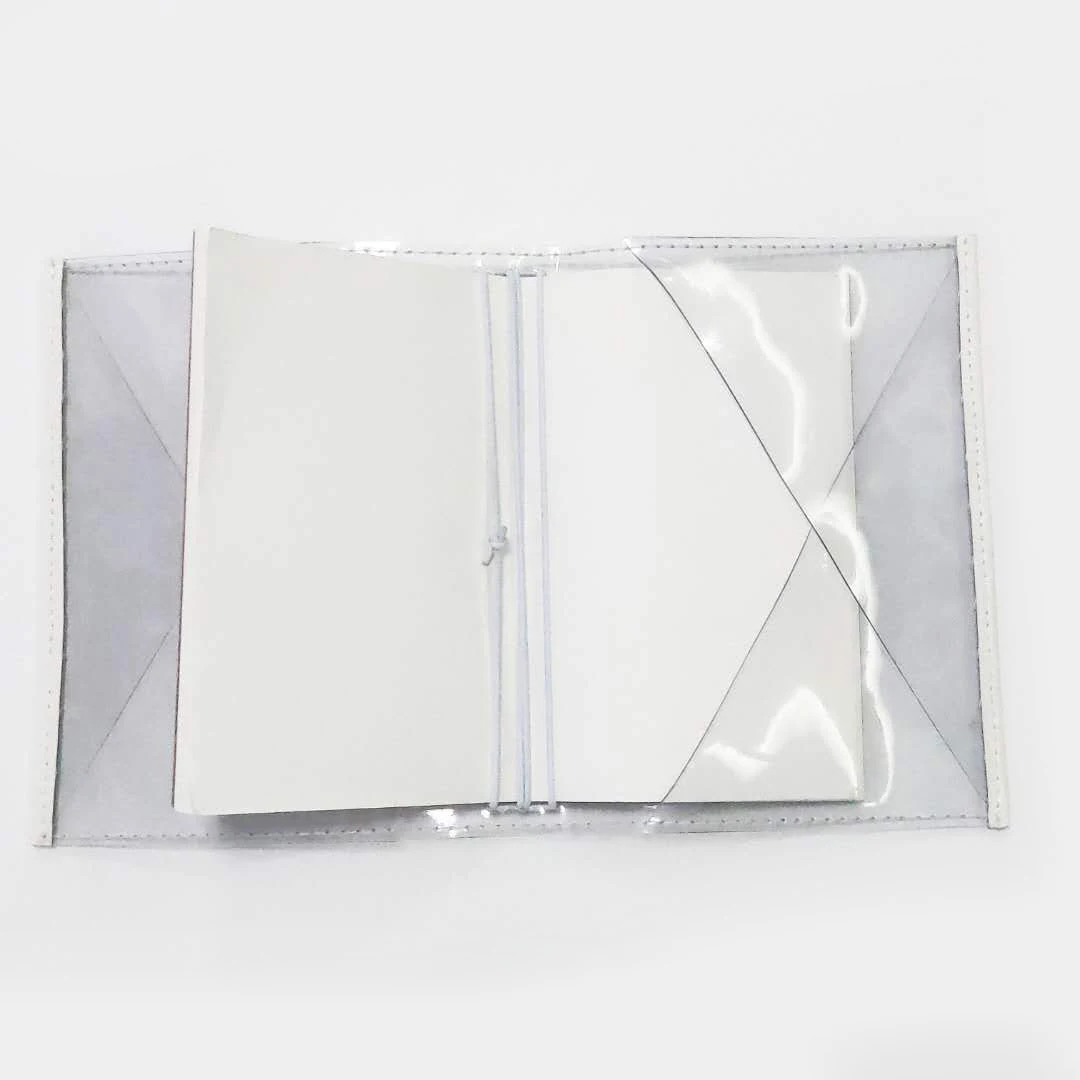 Hot Selling Soft Cover New Design A6 Transparent Book Cover with Elastic Band