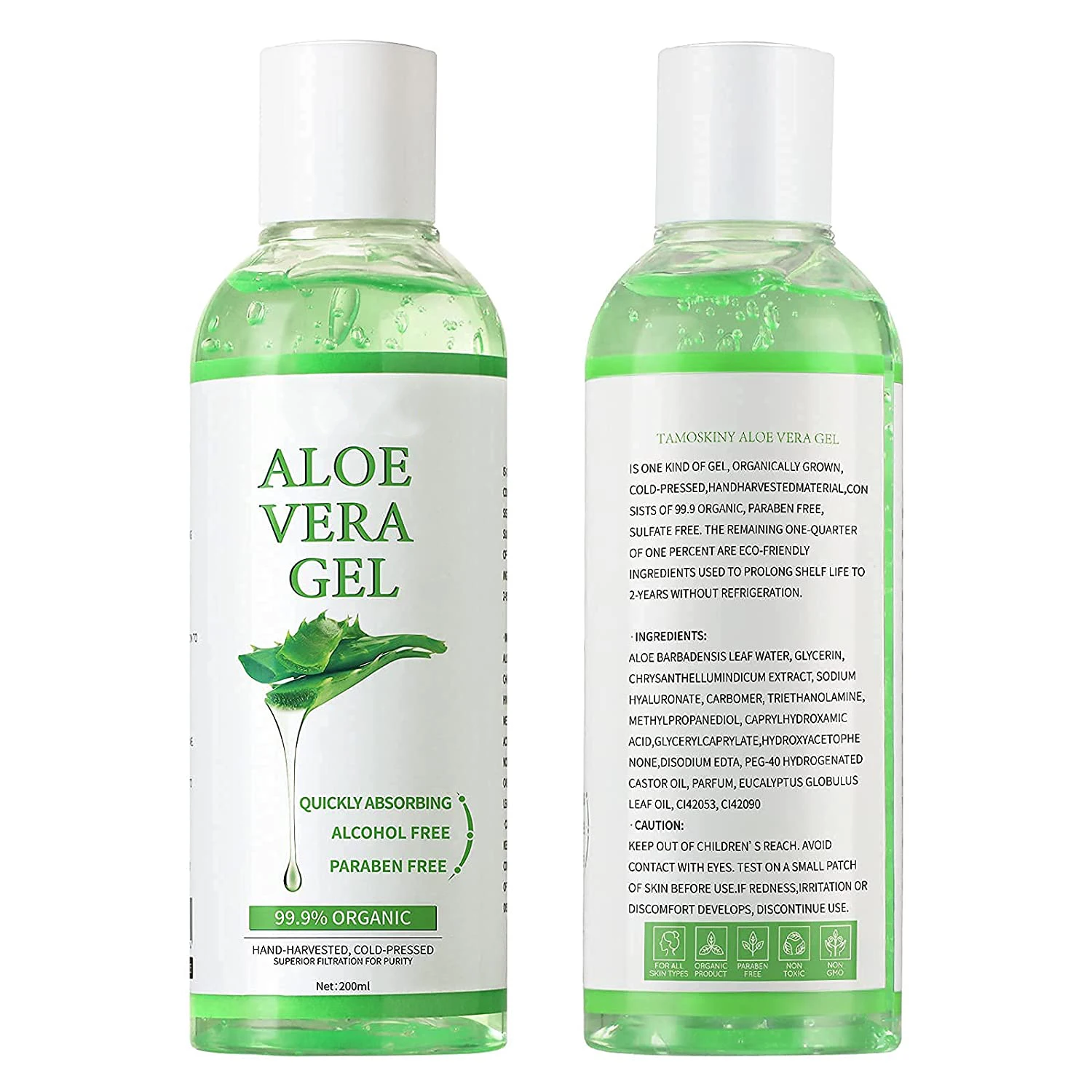 Private Label Moisturizing Face Cream with Remove Acne Sun Burn Powerful Repair Aloe Vera Soothing Gel