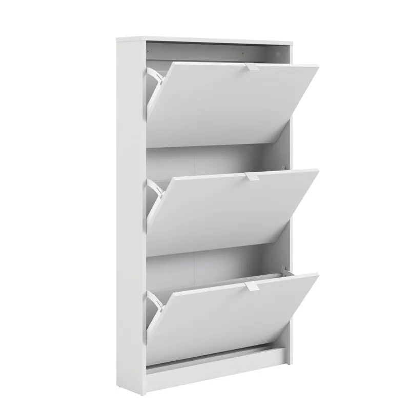 Living room household furniture 3 layer tipping shoe cabinet