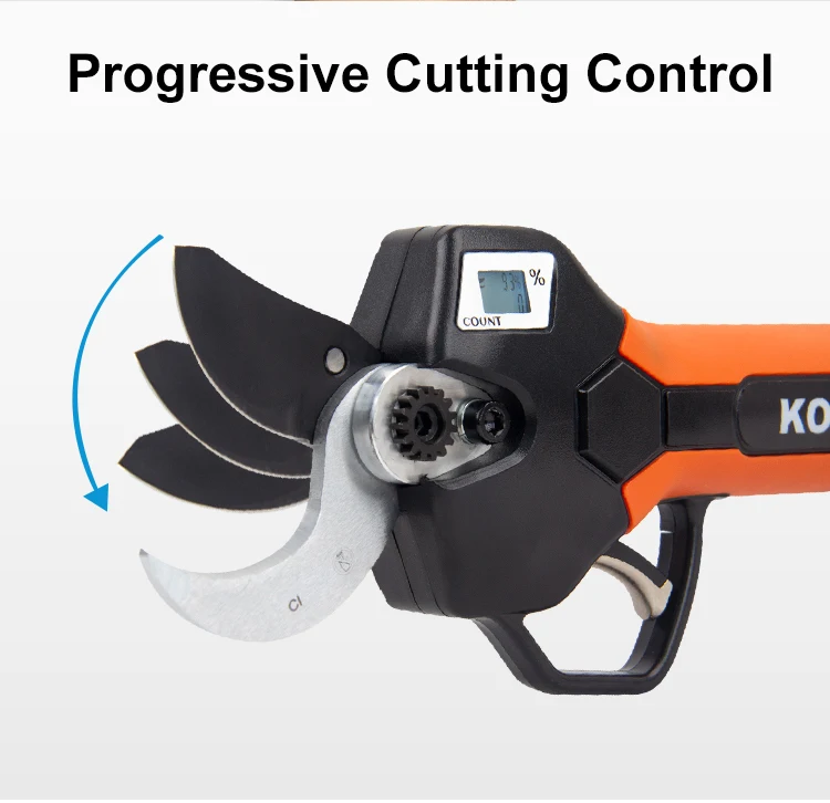 cordless Electric Progressive function pruning shears 40 mm tree electric Pruning Scissors