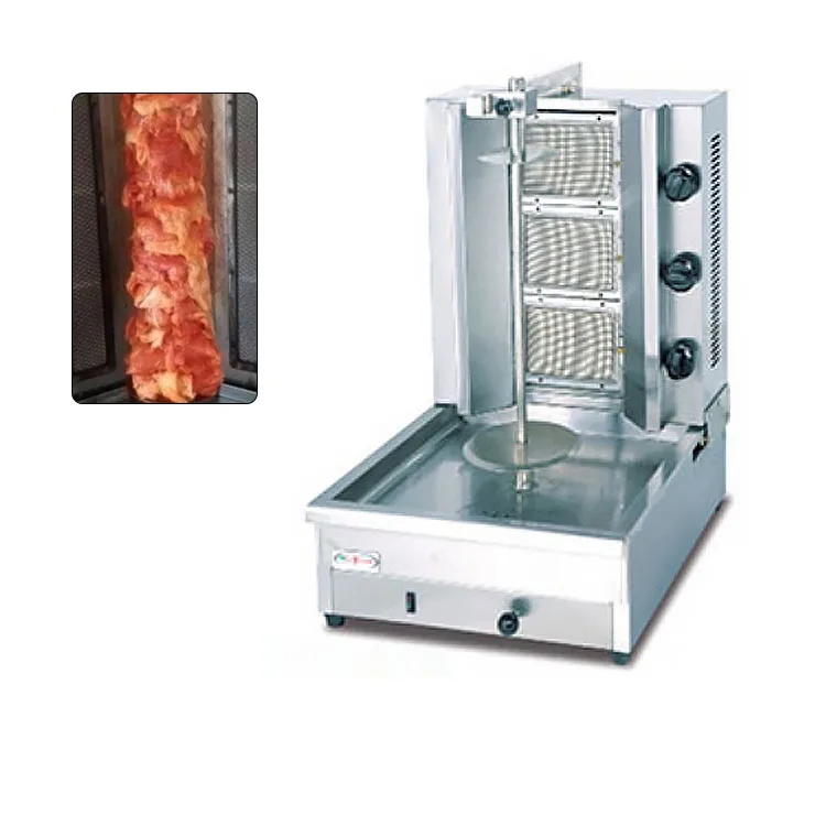 
3 Burners Hot Sale Professional Commercial Electric Shawarma Machine Stainless Steel Electric Doner Kebab Machine 